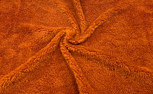 Load image into Gallery viewer, Burnt Orange Sherpa Faux Fur #32 100% Polyester Medium Pile Super Soft Stretch Fabric Very Soft 58&quot;-60&quot; Wide By The Yard