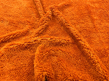 Load image into Gallery viewer, Burnt Orange Sherpa Faux Fur #32 100% Polyester Medium Pile Super Soft Stretch Fabric Very Soft 58&quot;-60&quot; Wide By The Yard