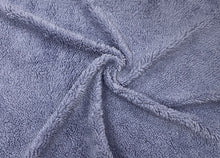 Load image into Gallery viewer, Denim Blue Sherpa Faux Fur #35 100% Polyester Medium Pile Super Soft Stretch Fabric Very Soft 58&quot;-60&quot; Wide By The Yard