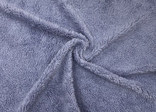 Load image into Gallery viewer, Denim Blue Sherpa Faux Fur #35 100% Polyester Medium Pile Super Soft Stretch Fabric Very Soft 58&quot;-60&quot; Wide By The Yard