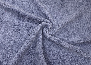 Denim Blue Sherpa Faux Fur #35 100% Polyester Medium Pile Super Soft Stretch Fabric Very Soft 58"-60" Wide By The Yard