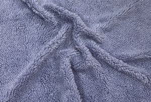 Denim Blue Sherpa Faux Fur #35 100% Polyester Medium Pile Super Soft Stretch Fabric Very Soft 58"-60" Wide By The Yard