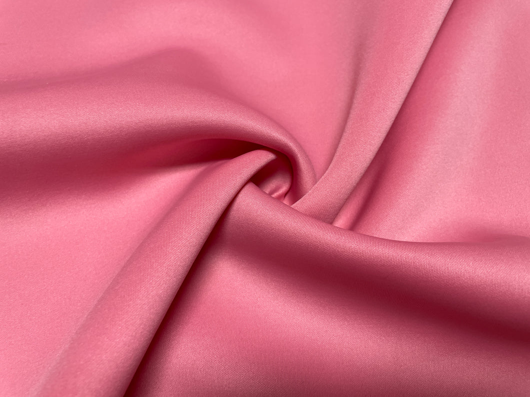 Pink #117 Super Techno Neoprene Double Knit 2-Way Stretch Fabric Poly Spandex Apparel Craft Fabric 58