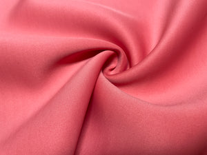 Rose Pink #113 Super Techno Neoprene Double Knit 2-Way Stretch Fabric Poly Spandex Apparel Craft Fabric 58"-60" Wide By The Yard