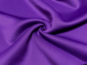Purple #154 Super Techno Neoprene Double Knit 2-Way Stretch Fabric Poly Spandex Apparel Craft Fabric 58"-60" Wide By The Yard