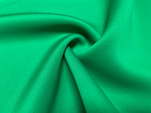 Green #124 Super Techno Neoprene Double Knit 2-Way Stretch Fabric Poly Spandex Apparel Craft Fabric 58"-60" Wide By The Yard