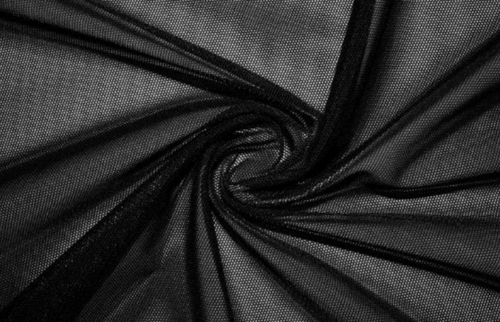 Black #01 Power Mesh 4 Way Stretch Knit 80% Nylon 20% Spandex Apparel Fabric Craft Costume 58"-60" Wide By The Yard