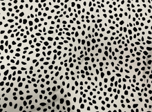 Load image into Gallery viewer, Dalmatian White Black DBP Print #228 Double Brushed Polyester Spandex Apparel Stretch Fabric 190 GSM 58&quot;-60&quot; Wide By The Yard