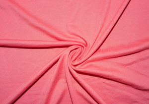 Coral #23 Double Brushed Polyester Spandex Apparel Stretch Fabric 190 GSM 58"-60" Wide By The Yard