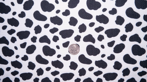 Cow Print Bullet #36 Double Knit Stretch Poly Spandex Fabric BTY