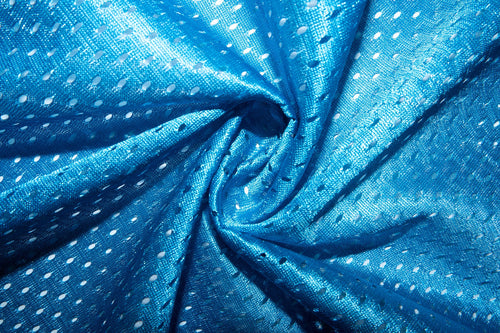 Turquoise #08 Athletic Sports Mesh Knit 100% Polyester Apparel Fabric Craft Costume Sports Jersey 58"-60" Wide By The Yard