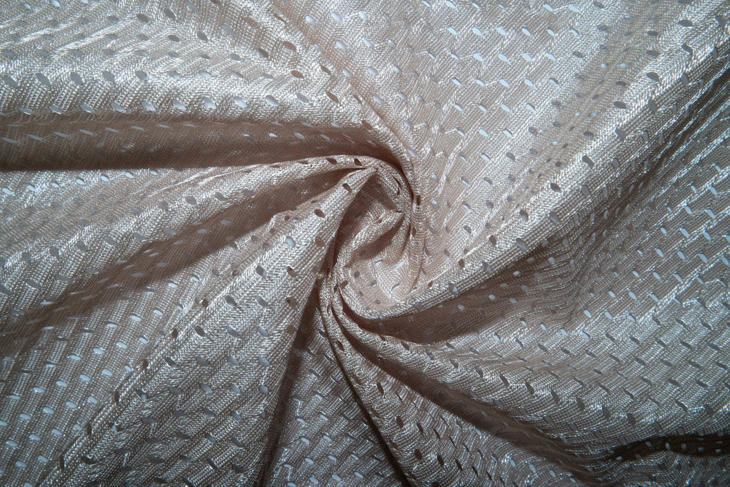 Taupe #17 Athletic Sports Mesh Knit 100% Polyester Apparel Fabric Craft Costume Sports Jersey 58