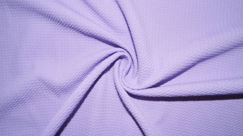 Lavender #171 Bullet Ribbed Scuba Techno Double Knit 2-Way Stretch Polyester Spandex Apparel Craft Fabric 58"-60" Wide By The Yard