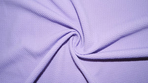 Lavender #171 Bullet Ribbed Scuba Techno Double Knit 2-Way Stretch Polyester Spandex Apparel Craft Fabric 58&quot;-60&quot; Wide By The Yard