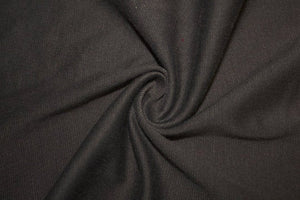 Charcoal Ponte Di Roma Double Knit Polyester Rayon Spandex Stretch Medium Weight Apparel Craft Fabric 58"-60" Wide By The Yard