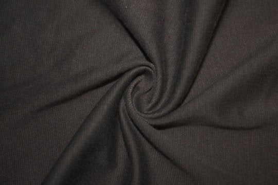 Charcoal Ponte Di Roma Double Knit Polyester Rayon Spandex Stretch Medium Weight Apparel Craft Fabric 58