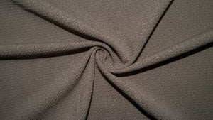 Sage Gray #180 Bullet Ribbed Scuba Techno Double Knit 2-Way Stretch Polyester Spandex Apparel Craft Fabric 58&quot;-60&quot; Wide By The Yard