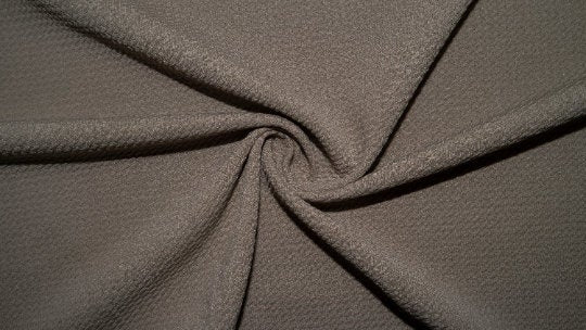 Sage Gray #180 Bullet Ribbed Scuba Techno Double Knit 2-Way Stretch Polyester Spandex Apparel Craft Fabric 58"-60" Wide By The Yard