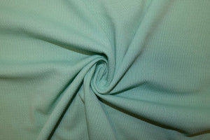 Light Mint #100 Bullet Ribbed Scuba Techno Double Knit 2-Way Stretch Polyester Spandex Apparel Craft Fabric 58&quot;-60&quot; Wide By The Yard