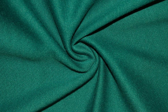 Green Teal Ponte Di Roma Double Knit Polyester Rayon Spandex Stretch Medium Weight Apparel Craft Fabric 58