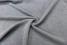Load image into Gallery viewer, Sweater Bullet Gray #202 Ribbed Scuba Techno Double Knit 2-Way Stretch Rayon Spandex Apparel Craft Fabric 58-60&quot; Wide By The Yard