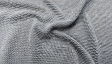 Load image into Gallery viewer, Sweater Bullet Gray #202 Ribbed Scuba Techno Double Knit 2-Way Stretch Rayon Spandex Apparel Craft Fabric 58-60&quot; Wide By The Yard